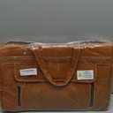 Full Grain italian Leather Briefcase for Men Top Choice Gifts Handcrafted Laptop Bag with Multiple Compartments (18 inch, Tan)