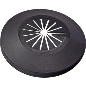 Uxcell Pipe Cover Decoration, 15mm-25mm PP Plastic Escutcheon Water Pipe Drain Line Cover Black 8pcs