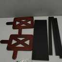 Bunkal Bamboo Desktop Bookshelf  Tilted Tabletop Bookshelf Organizer for Cookbooks, CDs, Magazines, Portable, Small Bookrack for Home, Dorm, or Office,15.75" x 8.86" x 9.17" (Walnut)