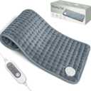 Heating Pad for Back Pain & Period Cramps,Moist Heated Pad for Abdomen, Legs & Muscles,5 Heat Levels, 2-Hour Auto Shut-Off, Gifts for Men Women UL Certified, 12" x 24"