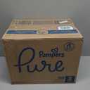 Pampers Pure Baby Diapers, Size 3 (16-28 lbs), 168, Up to 100% Leakproof, Premium Hypoallergenic Soft Diapers