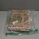 Beige Blue Washable 2x8 Runner Rug for Bathroom, Hallway, Kitchen, Non-Slip & Stain Resistant 8ft Long Entryway Floor Rug, Retro Boho Floral Dcor