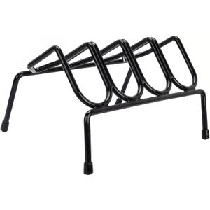 Adoreal Pistol Rack for Gun Safe, Gun Rack for 4 Handgun Pistol Holder for Gun Cabinet Storage & Organized Universal for Most Compact Pistols & Revolvers, Solid Vinyl Coating Non-Scratch