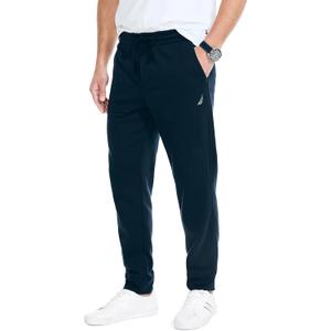 Nautica Men's Anchor Fleece Basic Joggers (X-Large, True Navy)