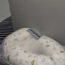 Little Grape Land Nursing Pillow for Breastfeeding, Ergonomic Feeding Pillow with Removable Cover, Baby Feeding Pillow with Hidden Zipper Guard and Supportive Breathable Filling, Shell, Upgraded