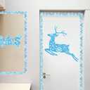 Containlol 3 Rolls 118 ft Winter Boho Bulletin Board Decorations Winter Snowflake Snowman Scalloped Border Christmas Rainbow Bulletin Board Trim Border for Xmas Wall School Decor