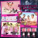 25 Sets Breast Cancer Awareness Gifts Bulk Breast Cancer Is Boo Pink Ribbon Resin Halloween Ghost Gift Box for Charity Women Survivor Public School Events Gift Supplies