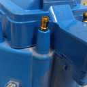 HEI Distributor Cap and Rotor Replacement For K549 SBC 283 305 307 327 350 400 BBC 454 396 427 Blue Male Large Distributor Cap Rotor Kit