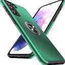 Anqrp Designed for Samsung Galaxy S21 Case, Built-in [15Ft Drop Protection][Heat Dissipation] Shockproof Military Grade Protection,for Samsung Galaxy S21 Case,Green