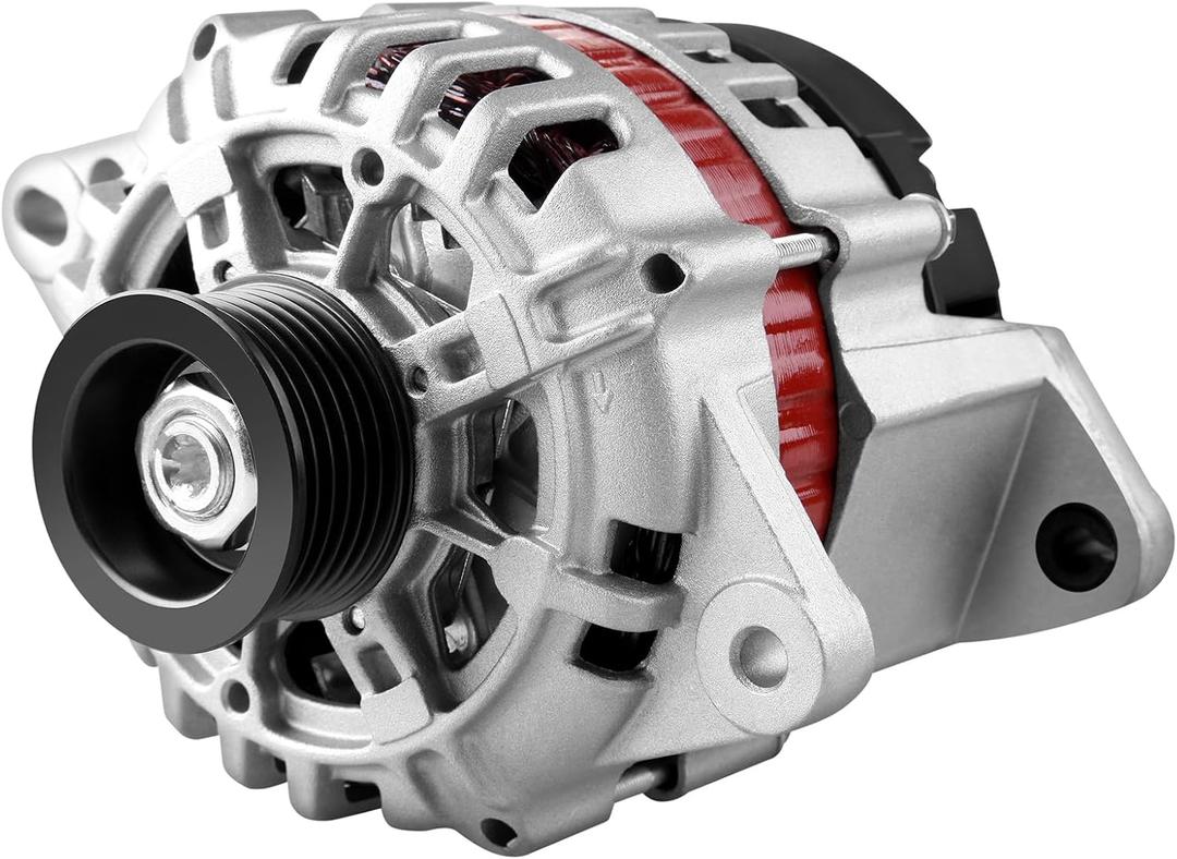 SCITOO Alternator Fits for Chevrolet for Aveo 1.6L 2004-2008, for Aveo5 1.6L 06-08,for Pontiac for Wave 1.6L 05-08,for Suzuki for Swift+ 1.6L 04-200812V 85 Amp CW 6-Groove Pulley 8483 ADR0337