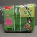 BATATADOCE Alphabet Rugs for Kids Playroom - Educational Rug with ABC Alphabet, Animals Colors, ABC Rugs for Children Playroom Cartoon Kids Play Mat for Bedroom Decor, Green, 2.5x4 Feet