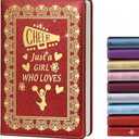 LBWCER Journal for Women,Cheerleader Gift,Notebooks for Work,200 Pages, A5 Hardcover Leather Journals for Writing,School,Travel,Business,Work,Home (CHEER Red)