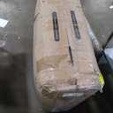 Pipishell Futon Sofa Bed, 66" Corduroy Futon Couch Convertible with Adjustable Backrest and Armrests, Recliner Sleeper Sofa, for Small Spaces Living Room, Apartment, Guest Room or Office, Grey