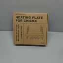 Brooder Heater for Chicks: Chick Brooder Heating Plate with Easy- Cleaning Plate Poultry Coop Heater Chicks Warmer 10" x 10" for 15 Chicks Adjustable Height Brooding Heater 15 Watts