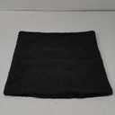 DOMVITUS Boucle Pillow Covers 18x18, Black Decorative Couch Pillows for Living Room, Throw Pillow Covers for Bedroom Chair Sofa Accent Couch Pillows Soft Cushion Case, 1PC