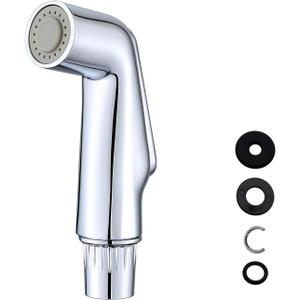 Kitchen Sink Sprayer Replacement Head, Side Spray Attachment for Faucet, Pull Out Spray Nozzle Head, Easy Install, Chrome