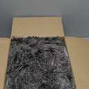 XeGe Plush Shaggy Duvet Cover, Luxury Ultra Soft Crystal Velvet Fuzzy Bedding 1PC(1 Faux Fur Duvet Cover), Fluffy Furry Comforter Cover with Zipper Closure(Queen, Dark Gray Ombre)