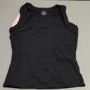 QINSEN Women's Square Neck Sleeveless Double-Layer Tank Tops Basic Tight T Shirts, Size M