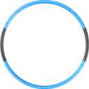 Kids Fitness Hoop - Weight & Size Adjustable- Body Building Plastic Children Gymnastics Toys- Diameter 26.5 Inches (Blue)