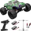 Jetwood 1/16 RC Car for Boys and Adults, 38kph 4WD Ready to Run Hobby RC Truck with 2 Batteries, Off Road Remote Control Monster Truck Gifts for Kids, JC16W
