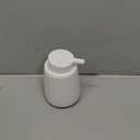 Soap Dispenser Ceramic with Easy-to-Press Pump Hand Lotion Liquid Dispenser for Shampoo Bathroom Kitchen 12 oz White