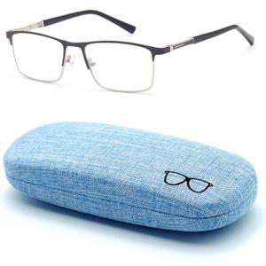 Nearsighted Glasses for Distance with Hard Case Spring Hinge Blue Light Glasses Not Reading Glasses