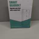 Smart Door Lock,Keyless Entry Door Lock for Front Door,Security Smart Deadbolt with Touchscreen Keypad,App Remote Control Fingerprint