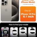 TORRAS Crystal Clear for iPhone 15 Pro Case, Ultra-Thin [Non-Yellowing] [Military Protection] Slim Fit Silicone TPU Cover for iPhone 15 Pro Phone Case, Soft, Clear, 6.1 inch
