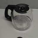 12-Cup Replacement Coffee Carafe Compatible with Mr. Coffee Coffee maker Pot, Replace Part# PLD12 PLD12-RB Series, Black Handle (Classic)