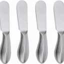 4 Pcs Butter Knife Set Butter Knives Spreader Stainless Steel Cheese Butter Spreader Knives Small Cheese Knife Set
