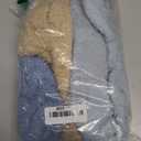 Dog Sweater, 3 Pack Sweaters for Small Dogs Girl, Dog Clothes for Medium Dogs Male or Boy, Ultra Soft and Warm Puppy Coat for Winter Christmas (Small, Light Blue+Blue+Khaki)