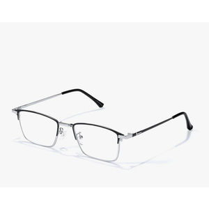 Natural Crystal Stone Lenses Reading Glasses with Clear Real Glass Lenses Blue Light Blocking & UV Protection IF2222