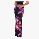 Bodycon Maxi Skirts for Women, Foldover High Waist Floral Leopard Cheetah Print Sexy Club Long Y2k Skirt Size M