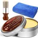 Furniture Salve for Leather (8oz), Polisher, Moisturizer and Restorer for Couches and Furniture - Conditioner for Leather, Wood, Bags, Car Seats, Jackets, Vinyl, Leather Repair Salve
