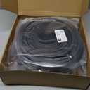 Garage Door Seals Bottom Rubber, High-Density EPDM Weatherproof Stripping Kit with 16.5Ft 5/16" T-Ends, U+O Ring Door Threshold Universal Seal - Easy Installation, Pest & Dust Protection (Black)