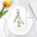 2 x Cute Keychains Aesthetic Y2K Star Strawberry Keychains Charms for Women Purse Bag