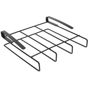 Housoutil Stainless Steel Under Cabinet Cutting Board Holder, One-Layer Chopping Board Holder, Space-Saving Rack for Countertop and Cabinet Door Storage