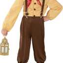Morph Boys Pioneer Costume - Kids Colonial Costume Boys - Villager Farmer Costumes for Kid Halloween Costumes For Kids (Small)