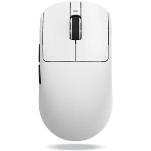 ATK VXE Dragonfly R1 Pro Wireless Gaming Mouse, 48g Lightweight, PAW3395 Sensor, Adjustable DPI, 4k Polling, 75 Hr Battery Life, Dual-Mode 2.4G/Wired (White)