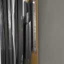 Art3d 3D Slatted Wall Panels for Home Wall Decor, Decorative PVC Ceiling Tiles 24" x 48", Black