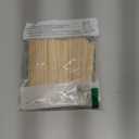 Bamboo Skewers for Kids 4 Inch (4.3") Blunt Tip/Non Pointed, Wooden Cake Pop Sticks for Lollipop Fondue Crafts Cheese Dipping, Oven Safe Large Long Toothpicks For Counting Cocktail Food Sandwich