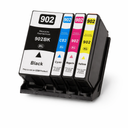 902XL Ink Cartridges Combo Pack 4-Pack (Black/Cyan/Magenta/Yellow) Replacement for HP 902XL 902 OfficeJet Pro 6960 6968 6970 6971 6976 Printers