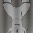 Orzbow Foldable Travel Potty Training Seat, Toddler Toilet Seat Attachment for Adult Toilets, Portable Potty with Suction Cups, Adjustable Length, Splash Guard, Non-Slip Base, Easy to Clean, White