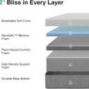 Novilla 12 Inch Full Size Mattress, Gel Memory Foam Full Mattress in a Box