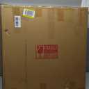 XRAMFY 30 Inch Round Mirror - Circle Mirrors for Bathroom, Entryway and Living Room Wall Decor, Modern Hanging Vanity Mirror, Matte Black Circle Decorative Wall Mirror