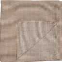 Swaddle - 100% Organic Cotton - Muslin Swaddle Blankets for Newborn, 47" x 47" (Natural Stripe)