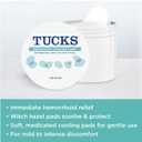 TUCKS Medicated Cooling Pads, 100 Count  Pads with Witch Hazel, Cleanses Sensitive Areas, Protects from Irritation, Hemorrhoid Treatment, Medicated Pads Used By Hospitals