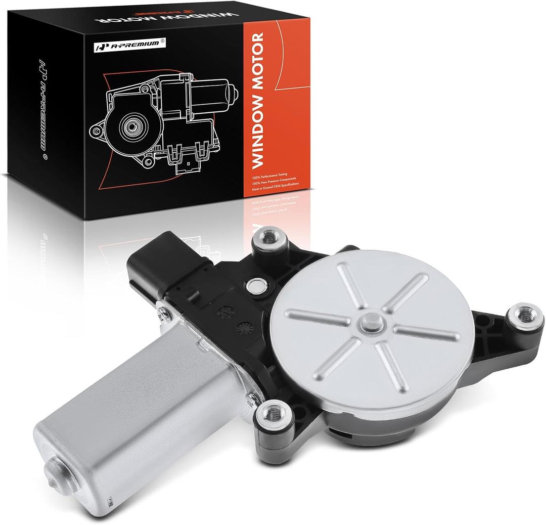 A-Premium Front Left Power Window Lift Motor Compatible with Acura RL 2005-2012, TSX 2004-2008 & Honda Accord 2003-2007 Sedan 4-Door, Driver Side, with Anti-Pinch, Replace# 72250SDAA01, 72250SECA01