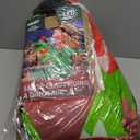 9x7FT Christmas Inflatables Santa Ride on Dinosaur with LED Outdoor Christmas Dinosaur Inflatable Blow Up Yard Decorations with Sandbags Stakes Strings for Garden Decor