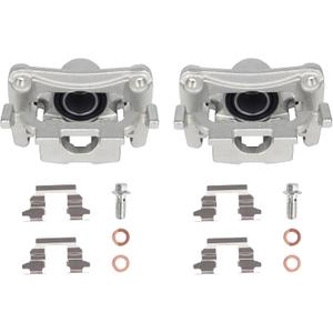 PAROD 19B6036 19B6037 Rear Disc Brake Caliper Fit for 2011-2012 INFINITI G25, 2011-2013 G37, 2013 JX35, 2010 M35, 2012-2013 M35h, 2011-2013 M37, 2010 M45 Left&Right